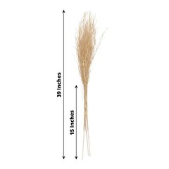 4 Metallic Gold 39″ Long STEM Artificial Twigs Bendable Willow Sprays Events