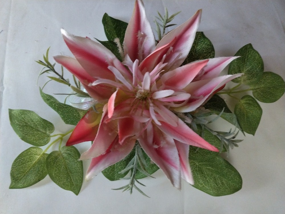 Cute Clematis wrist corsage