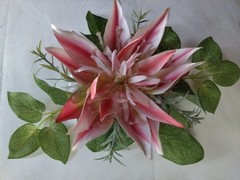 Cute Clematis wrist corsage