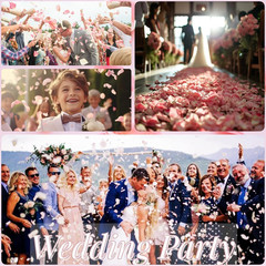 180 PCS Real Pink Dried Rose Petals Confetti for Wedding, 1.75Oz Freeze Rose Pet