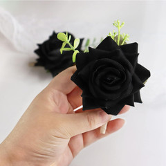 White Pink Wine Red Rose Wrist Corsage Boutonnieres for Best Bridesmaid Groomsme