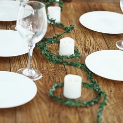 18 ft long Green Artificial Mini Foliage Garland Wedding Party Home Decorations
