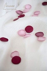 300pcs Burgundy Maroon Mauve Silk Rose Petals for Wedding Decor, Aisle Scatter,
