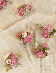 Dusty Rose Silk Real Touch Boutonniere for MenSet of 6Boutonniere for Men Wed…