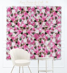 Spring Flower Artificial Flower Panels Wedding Party Wall Photo Background W-28