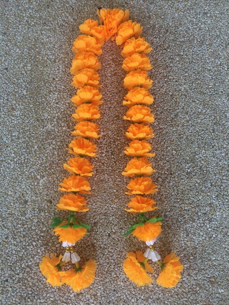 Artificial Fake Marigold Garland 95 cm long