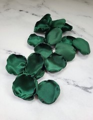 Emerald Green Rose Petals Gold Black Flower Girl Petals Fall Wedding Decor We Do