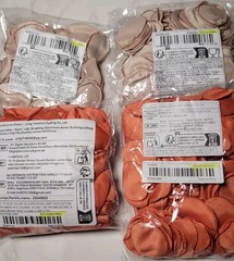 1,080 Pcs Artificial Rose Petals Fake Flower Burnt Orange/Champagne