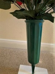 DIY Silk Flower Yellow Roses White Lilly Bouquet Vase
