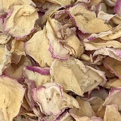 20c/2.4oz FRAGRANT REAL Dried ROSE PETALS PINK WHITE Biodegrad Wedding Confetti