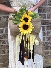 Wedding Bridal Bouquet Sunflower Set