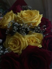 custom dried rose message