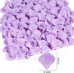 1000 Pcs Rose Petals Artificial Silk Flower Petals Romantic Decorations for Wedd
