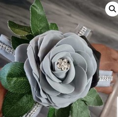Custom Made Prom corsage with bracelet type option available to you