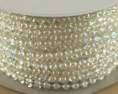 4mm Hanging Plastic Pearls for Party Decoration on a String 24 Yards