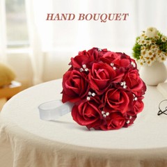 Wedding Bridal Floral Handle Cardboard Flower Bouquet Holder Stem