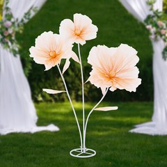 Large Artificial Wedding Flowers Three-headed Wedding Decorative Height:170cm