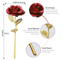 glittering fake rose