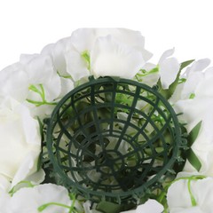 10 Pcs 7.87 inch Diameter Fake Flower Ball Arrangement Bouquet Party Centerpiece