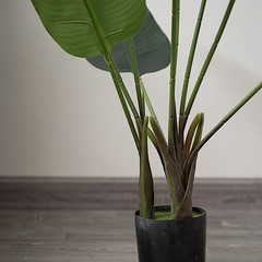 2 Green 3 ft Bird of Paradise Potted Artificial Plants Party Home Decorations