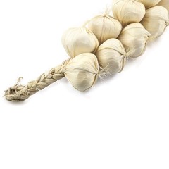 SQXBK Artificial Garlic String 2PCS Lifelike Fake White Hanging