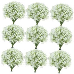 150PCS Babys Breath Artificial Flowers, Bulk Faux Baby Breath Flower Babys