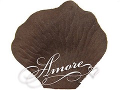 1000 Wedding Silk Rose Petals Mocha Brown-Chocolate-Cocoa, Petals & Garlands, Ro