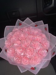 25 Count Pink Eternal Glitter Bouquet