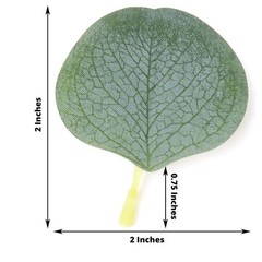 200 Frosted Green Artificial Greenery Eucalyptus leaves Party Events Decorations