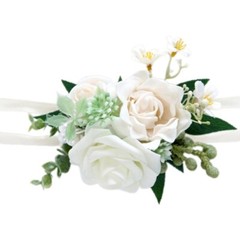 Rose Corsages for Wedding Ceremony Anniversary Prom Party, Flower Wrist Corsages