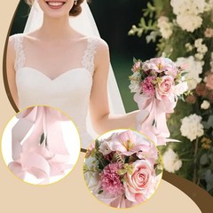 Wedding Bouquet Toss Bouquet Ornament Decorative Floral Centerpiece for Ceremony