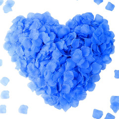 2200 PCS Silk Flower Rose Petals for Wedding Decorations (Blue)