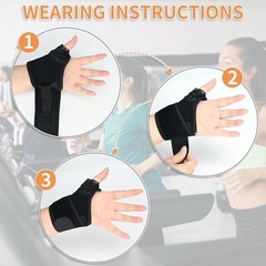 Adjustable Carpal Tunnel Wrist Brace, 2-Pack Adjustable Support for Pain …