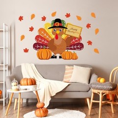 Turkey Bulletin Board Decoration Set Thanksgiving Turkey Crafts Large Brown