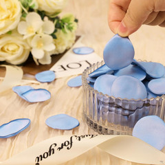 400PCS Light Blue Rose Petals Fake Slik Flower Petals for Wedding Artificial Flo