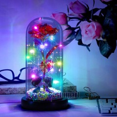 Eternal Rose Flower LED Enchanted Galaxy Rose LED Light Valentine’s Gift
