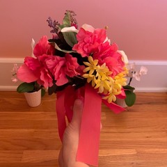 Handmade Wedding Bouquet Bridal Bouquet Faux Floral Wedding Bouquet