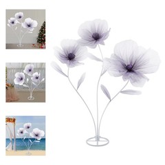 170cm Gradient Purple Artificial Flower for Wedding Decoration, Durable Design