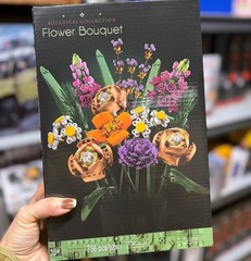 Botanicals Flower Bouquet Building Set – Artificial Flowers for Decoration