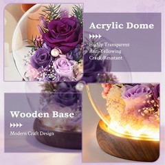 Preserved Flowers for Delivery – Roses Forever Purple