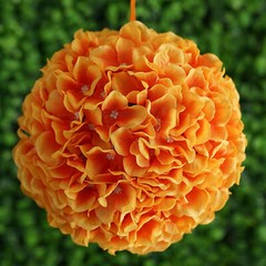 4 pcs 7″ Artificial Hydrangea Kissing Flower Ball Wedding Decorations Bouquets