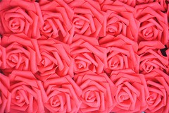 3.2″ 50pcs Artificial Flower Foam Rose Leaf Bridal Bouquet Party Decor B109