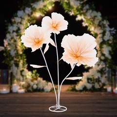 Large Artificial Wedding Flowers Three-headed Wedding Decorative Height:170cm
