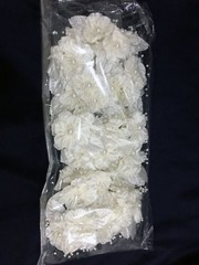 36 Flower. Pearls w/ a Spray On The Satin Flowers of The Bride. 3 Flower x 12
