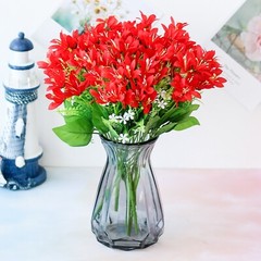 US 4pcs 20 Heads Artificial Garden Orchid Floral Wedding Home Party Decorate