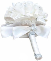 Wedding Bouquets for Bride, Wedding Bouquet Bridesmaid，Bridesmaid Holding Flower