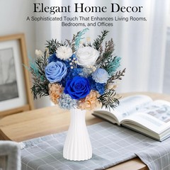 Preserved Flowers Bouquet – Forever for Delivery, Real Eternal Blue