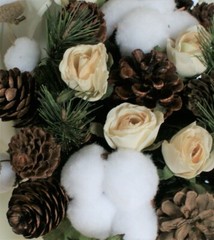 Woodland Rose Silk Wedding Bouquet