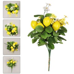 Artificial Lemon Branch Wedding Lemons Wedding Flower Arrangement Lemon Branch