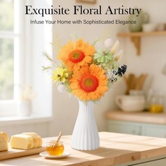 Forever Flowers for Delivery – Preserved Sunflowers Bouquet, Real Orange